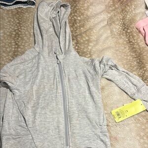 All in Motion Gray Zip-Up Hoodie Sweatshirt